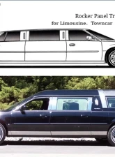 Quality Automotive Accessories 12-Piece Stainless Steel Rocker Panel Trim Lower Kit Cadillac DeVille S&S Hearse 2000-2005                                     - TH40251 - Image 3