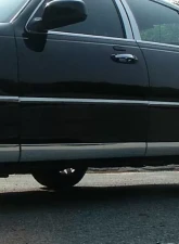 Quality Automotive Accessories 8-Piece Stainless Steel Rocker Panel Trim Lower Kit Lincoln Town Car L model 4-Door Town Car L model 2000-2010                                     - TH40688 - Image 3