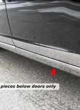 Quality Automotive Accessories 4-Piece Stainless Steel Rocker Panel Trim On the rocker Buick Lucerne 4-Door Sedan 2006-2009                                     - TH46550 - Image 3