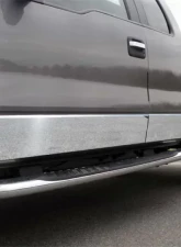 Quality Automotive Accessories 10-Piece Stainless Steel Rocker Panel Trim Lower Kit Ford F-150 2-Door Regular Cab 8' bed w/Flares 2009-2014                                     - TH49311 - Image 3