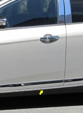 Quality Automotive Accessories 2-Piece Stainless Steel Rocker Panel Trim On the rocker Ford Focus 4-Door Sedan 2015-2018                                     - TH55346 - Image 4