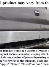 Quality Automotive Accessories 12-Piece Stainless Steel Rocker Panel Trim Full Kit Nissan D21 Hardbody Short Bed 1987-1995                                     - TH87519 - Image 3