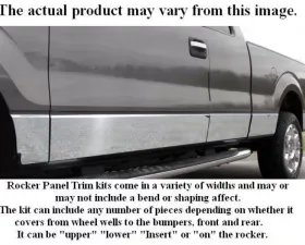 Quality Automotive Accessories 10-Piece Stainless Steel Rocker Panel Trim Upper Kit Toyota Tacoma Extra Cab Short Bed 4WD 1995-2004