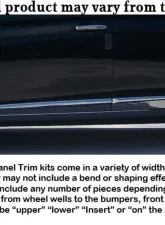 Quality Automotive Accessories 6-Piece Stainless Steel Rocker Panel Trim Full Kit Volkswagen Golf 2-Door Hatchback GTI VR6 1995-1995                                     - TH95620 - Image 4