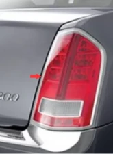 Quality Automotive Accessories 2-Piece Chrome Plated ABS plastic Tail Light Bezels Chrysler 300 4-Door Sedan 2011-2014                                     - TL51760 - Image 3