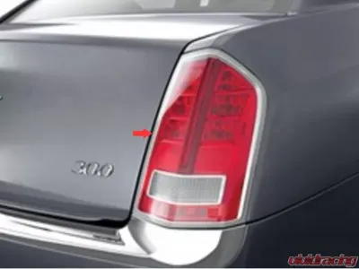 Quality Automotive Accessories 2-Piece Chrome Plated ABS plastic Tail Light Bezels Chrysler 300 4-Door Sedan 2011-2014 - TL51760