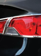 Quality Automotive Accessories 4-Piece Chrome Plated ABS plastic Tail Light Bezels Chevrolet Impala 4-Door Sedan Does not fit the Limited 2014-2020                                     - TL54135 - Image 6