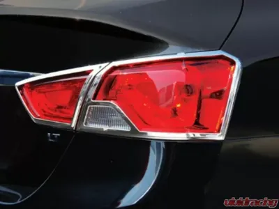 Quality Automotive Accessories 4-Piece Chrome Plated ABS plastic Tail Light Bezels Chevrolet Impala 4-Door Sedan Does not fit the Limited 2014-2020 - TL54135