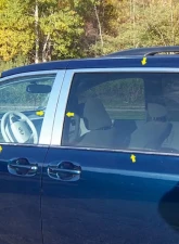 Quality Automotive Accessories 16-Piece Stainless Steel Window Trim Package Toyota Sienna 4-Door Minivan 2011-2020                                     - WP11150 - Image 4