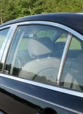 Quality Automotive Accessories 18-Piece Stainless Steel Window Trim Package Hyundai Accent 4-Door Sedan 2006-2011                                     - WP27365 - Image 4