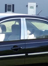 Quality Automotive Accessories 14-Piece Stainless Steel Window Trim Package Hyundai Accent 4-Door Sedan 2006-2011                                     - WP27366 - Image 4