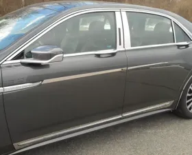 Quality Automotive Accessories 10-Piece Stainless Steel Window Trim Package Lincoln Continental 4-Door Sedan 2017-2021