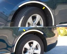 Quality Automotive Accessories 4-Piece Stainless Steel Wheel Well Accent Trim Toyota Sienna 4-Door Minivan 2011-2020