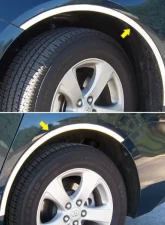 Quality Automotive Accessories 4-Piece Stainless Steel Wheel Well Accent Trim Toyota Sienna 4-Door Minivan 2011-2020                                     - WQ11150 - Image 4