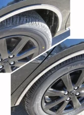 Quality Automotive Accessories 4-Piece Stainless Steel Wheel Well Accent Trim Toyota Prius C 4-Door Hatchback 2012-2017                                     - WQ12705 - Image 8