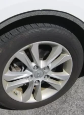 Quality Automotive Accessories 4-Piece Stainless Steel Wheel Well Accent Trim Hyundai Elantra 4-Door GT Hatchback 2013-2017                                     - WQ13345 - Image 5