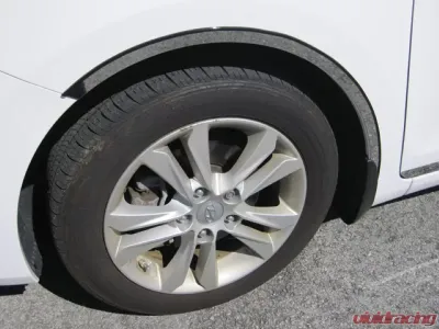 Quality Automotive Accessories 4-Piece Stainless Steel Wheel Well Accent Trim Hyundai Elantra 4-Door GT Hatchback 2013-2017 - WQ13345