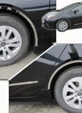 Quality Automotive Accessories 4-Piece Stainless Steel Wheel Well Accent Trim Toyota Prius 4-Door Hatchback 2016-2022                                     - WQ16135 - Image 6