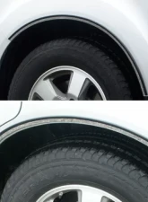 Quality Automotive Accessories 4-Piece Stainless Steel Wheel Well Accent Trim Honda Pilot 4-Door SUV 2009-2015                                     - WQ29260 - Image 5
