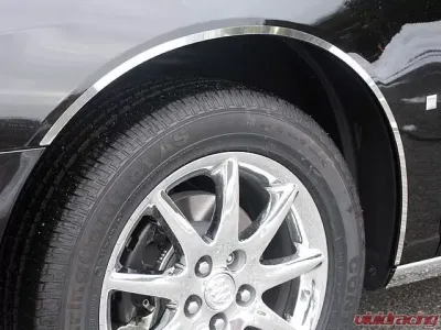 Quality Automotive Accessories 4-Piece Stainless Steel Wheel Well Accent Trim Buick Lucerne 4-Door Sedan 2006-2011 - WQ46553