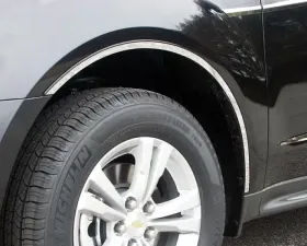 Quality Automotive Accessories 6-Piece Stainless Steel Wheel Well Accent Trim Chevrolet Equinox 4-Door SUV 2010-2017