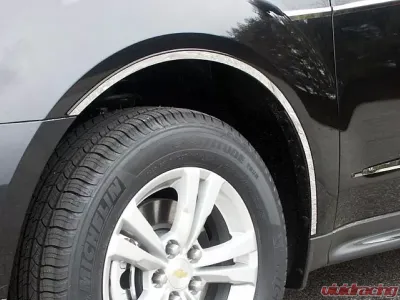 Quality Automotive Accessories 6-Piece Stainless Steel Wheel Well Accent Trim Chevrolet Equinox 4-Door SUV 2010-2017 - WQ50160