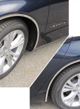Quality Automotive Accessories 6-Piece Stainless Steel Wheel Well Accent Trim Chevrolet Impala 4-Door Sedan Does not fit the Limited 2014-2020                                     - WQ54136 - Image 6