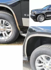 Quality Automotive Accessories 4-Piece Stainless Steel Wheel Well Accent Trim Chevrolet Suburban 4-Door SUV 2015-2020                                     - WQ55198 - Image 6