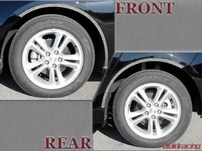 Quality Automotive Accessories 4-Piece Stainless Steel Wheel Well Accent Trim Chevrolet Cruze 4-Door Hatchback 2017-2019 - WQ57800