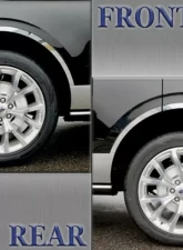 Quality Automotive Accessories 6-Piece Stainless Steel Wheel Well Accent Trim Ford Expedition 4-Door SUV 2018-2022                                     - WQ58384 - Image 5