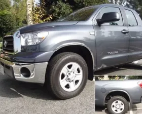 Quality Automotive Accessories 4-Piece Molded Stainless Steel Wheel Well Fender Trim Molding Toyota Tundra 2-Door 4-Door 2014-2021