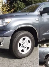 Quality Automotive Accessories 4-Piece Molded Stainless Steel Wheel Well Fender Trim Molding Toyota Tundra 2-Door 4-Door 2014-2021                                     - WZ14145 - Image 5