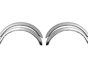 Quality Automotive Accessories 4-Piece Molded Stainless Steel Wheel Well Fender Trim Molding Nissan Maxima 4-Door Sedan 2009-2010