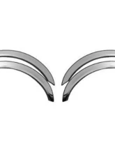 Quality Automotive Accessories 4-Piece Molded Stainless Steel Wheel Well Fender Trim Molding Nissan Maxima 4-Door Sedan 2009-2010                                     - WZ29540 - Image 3