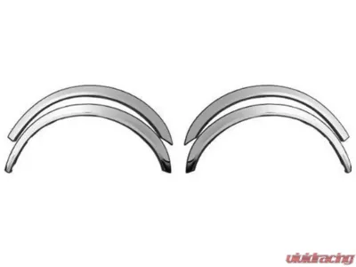 Quality Automotive Accessories 4-Piece Molded Stainless Steel Wheel Well Fender Trim Molding Nissan Maxima 4-Door Sedan 2009-2010 - WZ29540