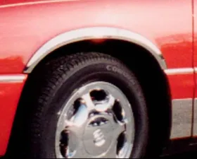 Quality Automotive Accessories 6-Piece Molded Stainless Steel Wheel Well Fender Trim Molding Buick Park Avenue 4-Door Sedan 1997-2005