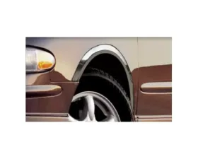 Quality Automotive Accessories 4-Piece Molded Stainless Steel Wheel Well Fender Trim Molding Buick Regal 4-Door Sedan 1998-2004