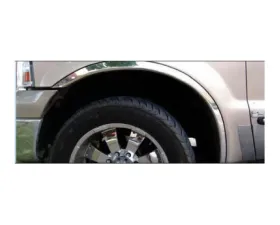 Quality Automotive Accessories 4-Piece Molded Stainless Steel Wheel Well Fender Trim Molding Ford F-250 & F-350 Super Duty 2-Door 4-Door 1999-2007