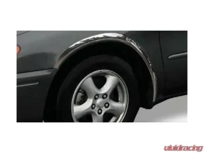 Quality Automotive Accessories 4-Piece Molded Stainless Steel Wheel Well Fender Trim Molding Ford Taurus 4-Door Sedan 2000-2007 - WZ40660
