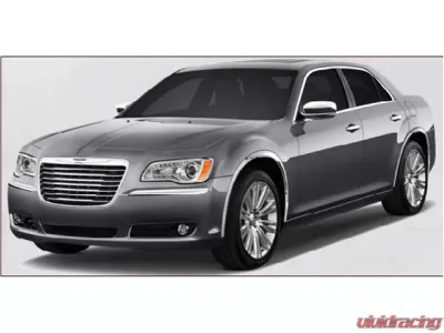 Quality Automotive Accessories 4-Piece Molded Stainless Steel Wheel Well Fender Trim Molding Chrysler 300 4-Door Sedan 2011-2022 - WZ51765