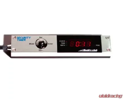 Buddy Club Silver Turbo Timer with Security Lock - BC04-ARSST-002