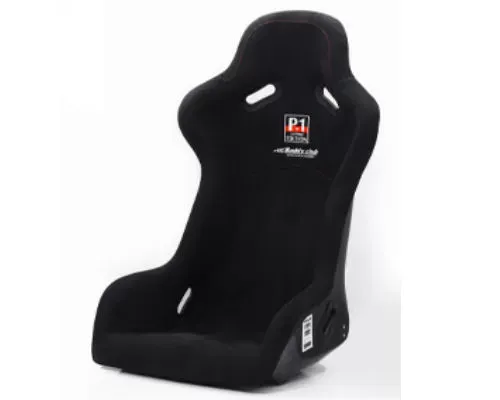 Buddy Club V2 Black P1 Limited FRP Wide Bucket Seat - BC08-P1BKSL-B2