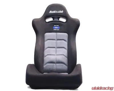 Buddy Club Black Racing Spec Sport Reclinable Seat - BC08-RSSS-B