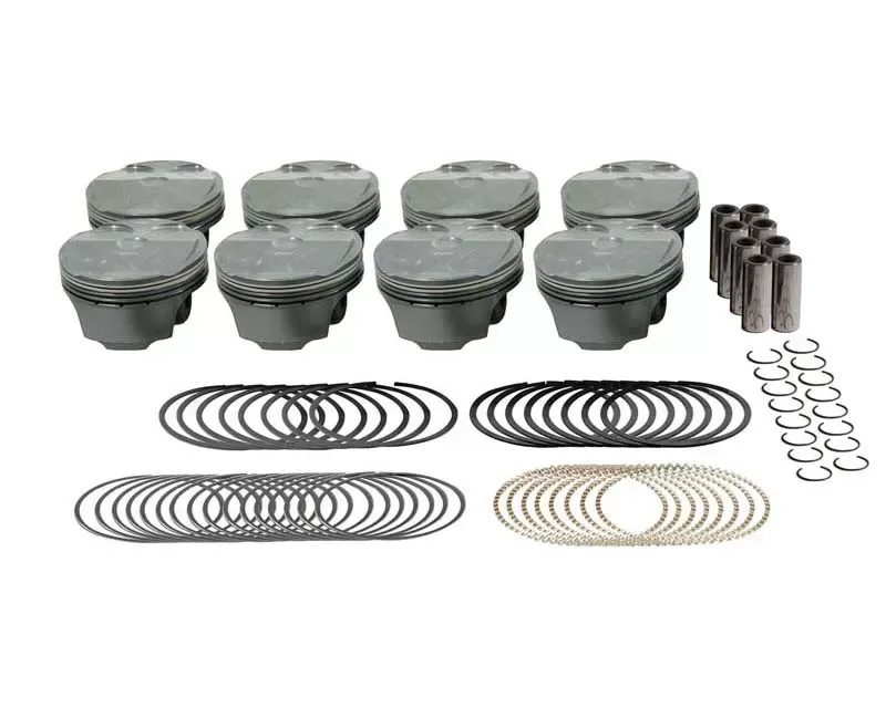 Mahle MS Piston Set Gen 3 Coyote 308ci 3.662in Bore 3.65in Stroke 5.933in Rod .866 Pin 8.4cc 12 CR - 930258362