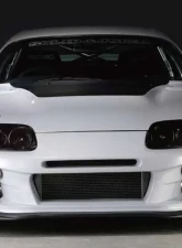 Varis Solid & Joker Front Bumper for Toyota Supra JZA80 1993-2002, FRP & Carbon Material                                     - HAT-006C - Image 4