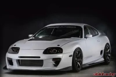 Varis Solid & Joker Front Bumper for Toyota Supra JZA80 1993-2002, FRP & Carbon Material - HAT-006C