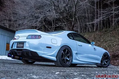 Varis Solid & Joker Rear Bumper Set w/ Underskirt & Mud Guard for Toyota Supra JZA80 1993-2002 (FRP) - HAT-010F