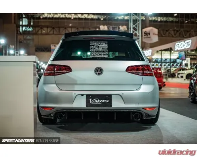 Varis Solid & Joker 12K Carbon Rear Under Diffuser for Volkswagen Golf GTI MK7 2015-2019 - HAW-004C