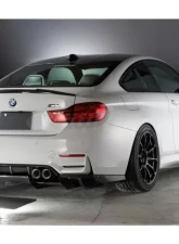 Varis Carbon Fiber Rear Diffuser Skirt for BMW F82 M4 2015-2020, VAB-8204                                     - VAB-8204 - Image 2
