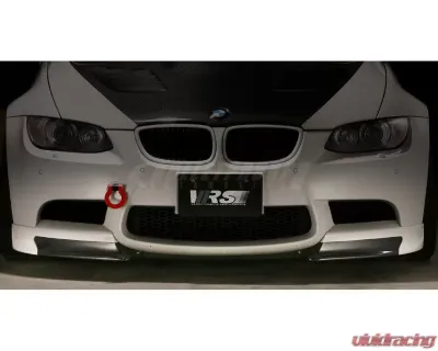 Varis Plain Weave Carbon Fiber Front Spoiler with Extension Lip Set for BMW E92 M3 2008-2013 - VAB-9211